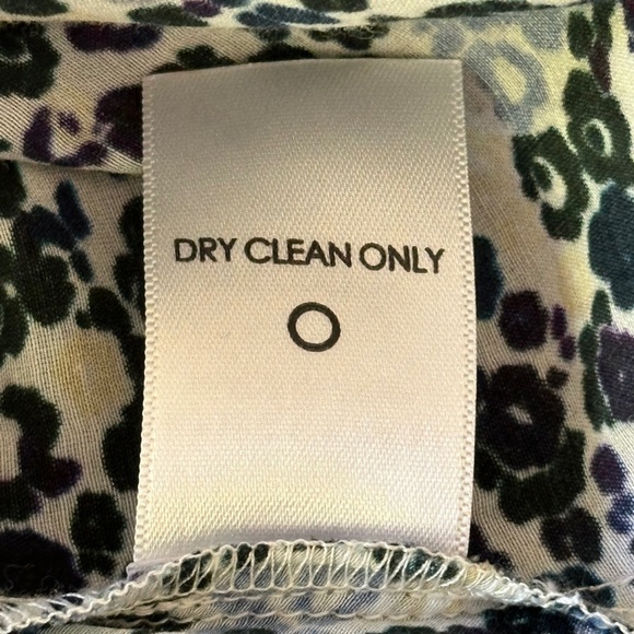 Apiece Apart Everlasting Blouse in Floral Navy - Picture 10 of 13